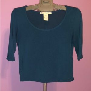 Teal 1/4 sleeve